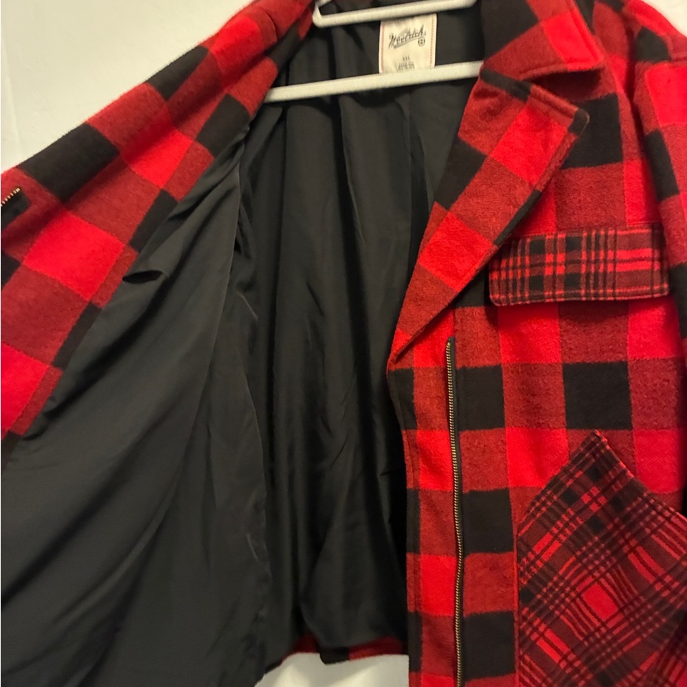 Woolrich Women's Buffalo Check Melton Jacket - Picture 7 of 9